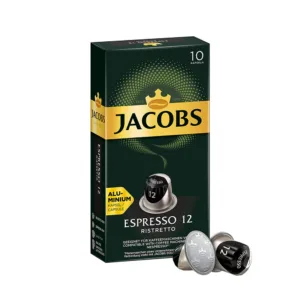 Jacobs Nespresso Pods Espresso 12 Ristretto 10 capsules