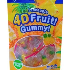 4D Fruit Gummy Pineapple Vlavor 75g