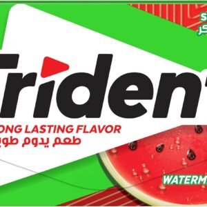 Trident Watermelon Sugar free Chewing Gum - 7 Pcs Pack of 12