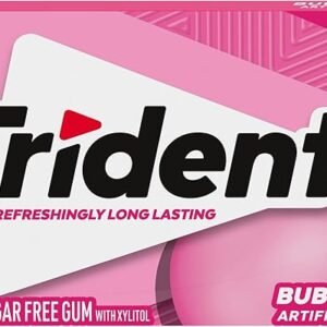 Trident Bubble Gum Sugar Free Gum 14 Pieces