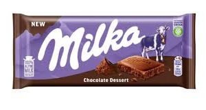 Milka Chocolate Dessert Bar 100G