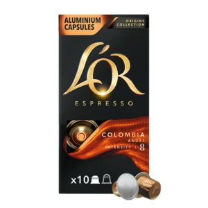 Colombian Espresso Capsules Compatible with Nespresso 8/10