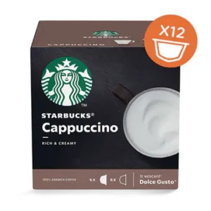 Starbucks Dolce Gusto Compatible Cappuccino Pods - 12 Capsules